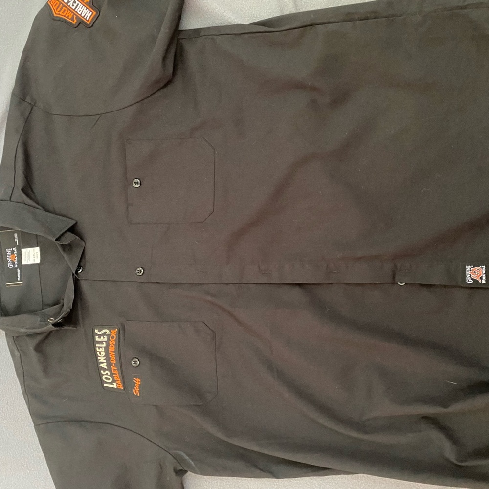 Black Los Angeles Button-Up Shirt
